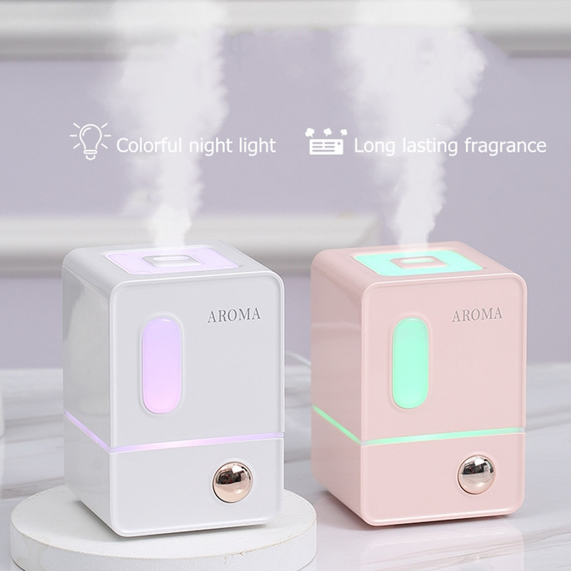 180 ml USB mini légpárásító aroma illóolaj diffúzor LED lámpával otthoni irodai asztalhoz Ultrahangos Cool Mist Maker Fogger