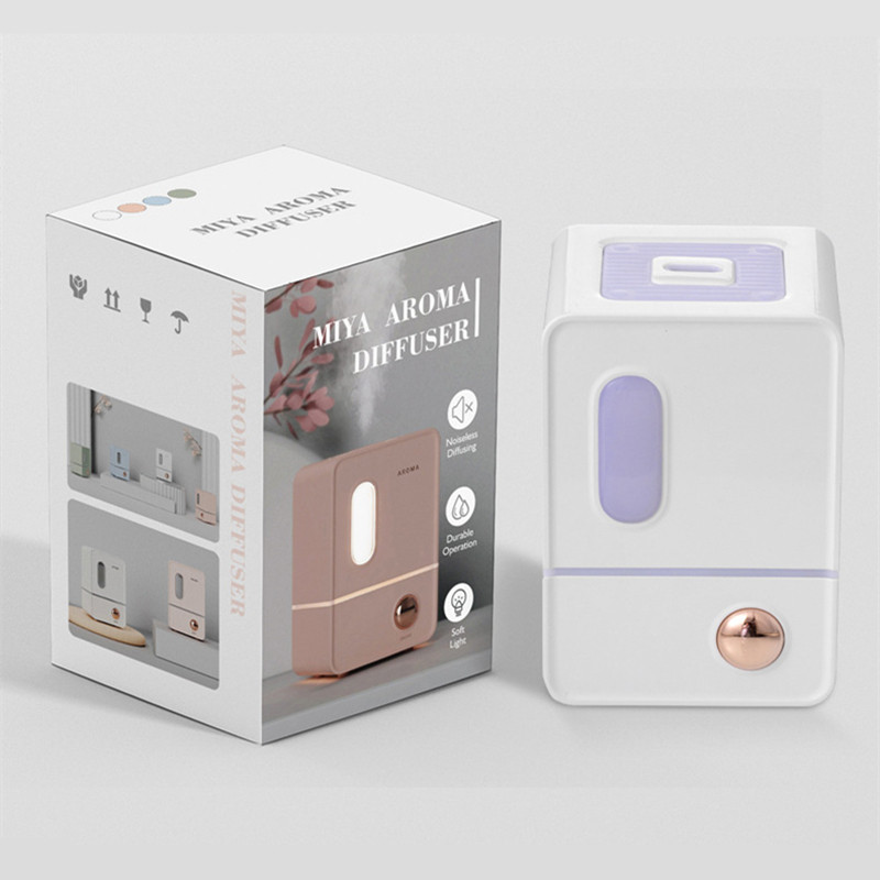 180 ml USB mini légpárásító aroma illóolaj diffúzor LED lámpával otthoni irodai asztalhoz Ultrahangos Cool Mist Maker Fogger