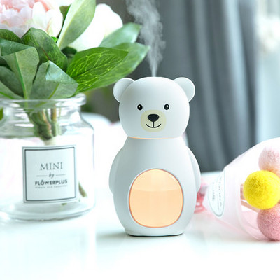 Slatki stolni ovlaživač zraka, difuzor, DC5V USB punjenje, mini ovlaživač zraka, 160 ml, divan raspršivač za stvaranje magle za kućni ured