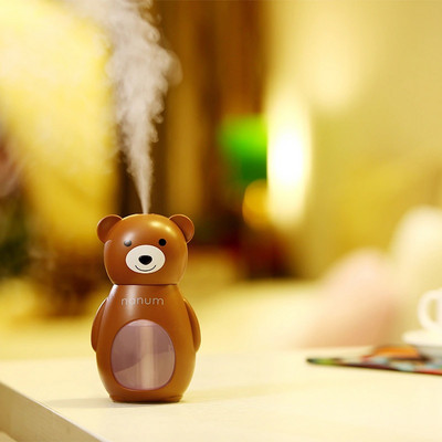 Slatki stolni ovlaživač zraka, difuzor, DC5V USB punjenje, mini ovlaživač zraka, 160 ml, divan raspršivač za stvaranje magle za kućni ured