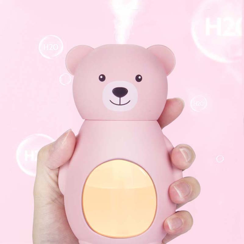 Slatki stolni ovlaživač zraka, difuzor, DC5V USB punjenje, mini ovlaživač zraka, 160 ml, divan raspršivač za stvaranje magle za kućni ured