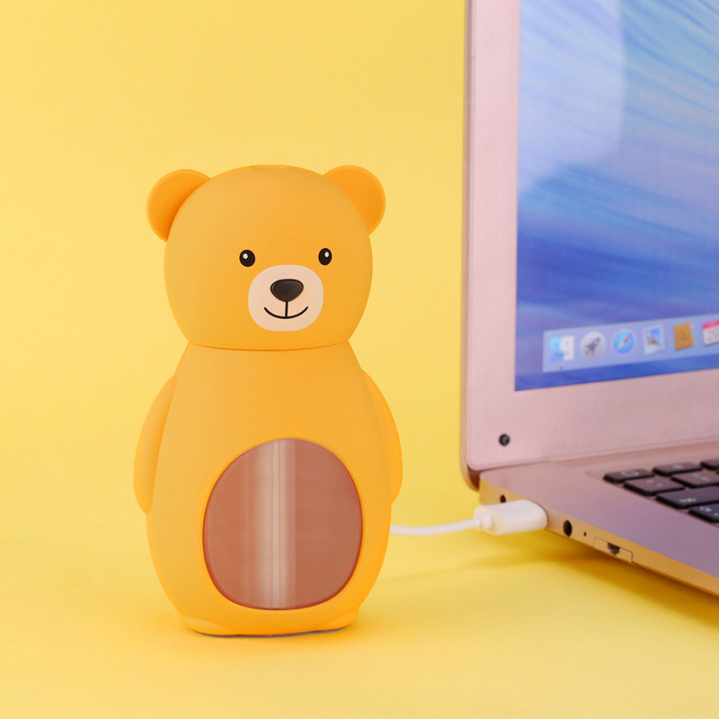 Slatki stolni ovlaživač zraka, difuzor, DC5V USB punjenje, mini ovlaživač zraka, 160 ml, divan raspršivač za stvaranje magle za kućni ured