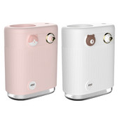 520 ml gombos légpárásító háztartási tisztító köd készítő színes fény, állítható köd mennyiség irodai otthoni autóhoz N0PF