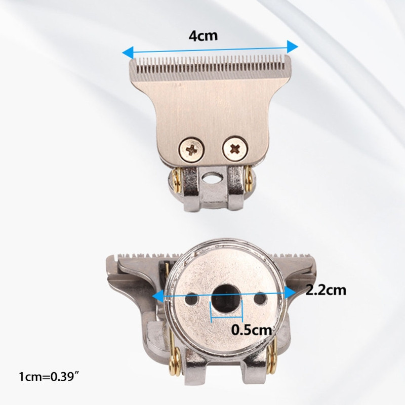 Professionaalne T-kujuline juuksefreesi standardne asendustera koos aluse T9 teraga koos toestava asenduslõikuripeaga