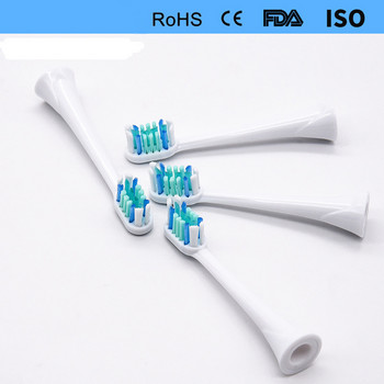 4 τμχ Κεφαλές οδοντόβουρτσας για Sonicare HX6411 HX6511 HX6530 HX6710 HX6730 HX6530 HX6920 HX6930 HX6902 HX6910 HX6932 R710 HX9332