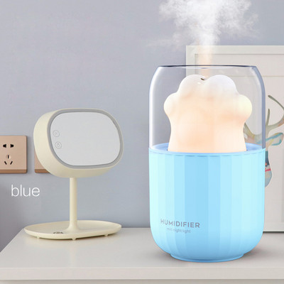 Cat`s Claw 300ML Humidifier with Night Light Aroma Essential Oil Diffuser Air Humidifier Cool Mist Maker Air Purifier