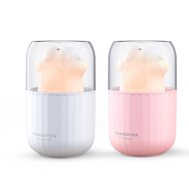 Cat`s Claw 300ML Humidifier with Night Light Aroma Essential Oil Diffuser Air Humidifier Cool Mist Maker Air Purifier