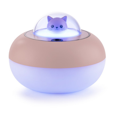 Cute Pet Mini Humidifier USB Diffuser Colorful Night Light Atomizer Home Υπνοδωμάτιο Mute Small Fog Maker Desktop δώρο
