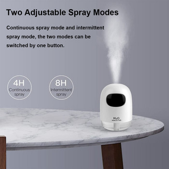 Mini Humidifier 200ml Super Quiet Desktop Cool Mist Humidifier for Baby Bedroom Office Car Home 7 Colors LED Night Night Purifier