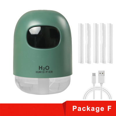 Mini Humidifier 200ml Super Quiet Desktop Cool Mist Humidifier for Baby Bedroom Office Car Home 7 Colors LED Night Night Purifier