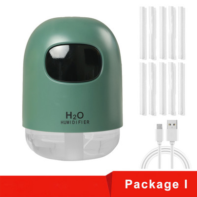 Mini Humidifier 200ml Super Quiet Desktop Cool Mist Humidifier for Baby Bedroom Office Car Home 7 Colors LED Night Night Purifier