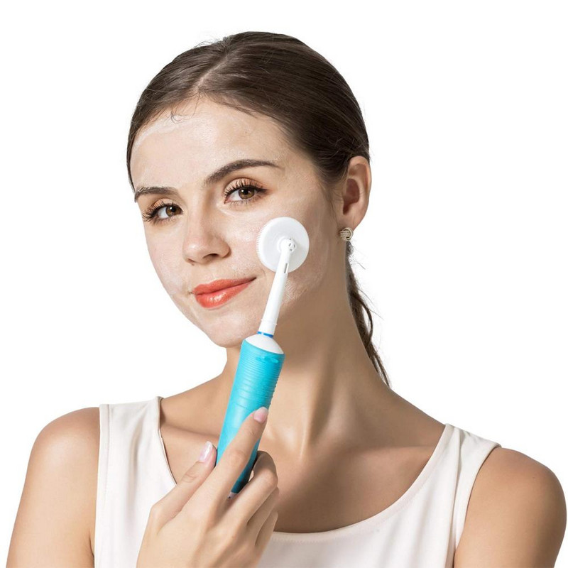 Näoharjapea For Braun Oral b Vitality Triumph D12 D16 D20 D34 Elektriline hambaharjapea Silikoonist näopuhastushari