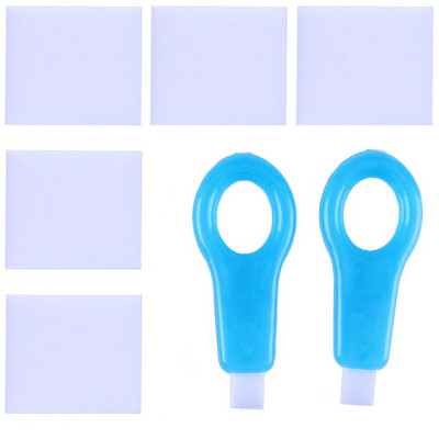 7 vnt / rinkinys balinantis dantų valymo šepetėlis, keičiamas kempinės dėmėmis Dantų apnašų šalinimo šepetėlio dantų valiklis burnos priežiūrai