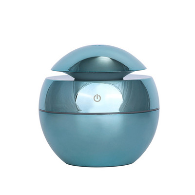 Umidificator galvanizat de 130 ML Ulei esențial din cereale din lemn Difuzor de aromă Atomizare cu ultrasunete pentru acasă, dormitor, birou, mașină