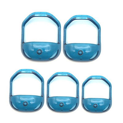 5 vnt / rinkinys Simetriško kirpimo salono ūsų barzdos formavimo šablonas skutimosi skutimosi stiliaus priežiūros įrankis