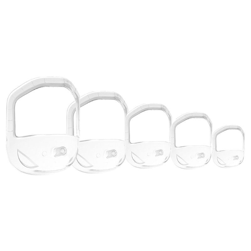 5 vnt / rinkinys Simetriško kirpimo salono ūsų barzdos formavimo šablonas skutimosi skutimosi stiliaus priežiūros įrankis