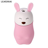 LEARNHAI nou umidificator portabil de 180 ml iepure mic USB umidificator de purificare a aerului pentru aromoterapie pentru birou de uz casnic