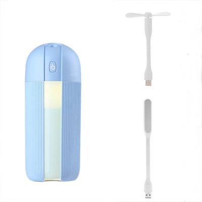 Légnedvesítő Mist Maker USB ultrahangos aromaterápiás illóolaj diffúzor lágy meleg fénnyel szobaautó párásítóhoz