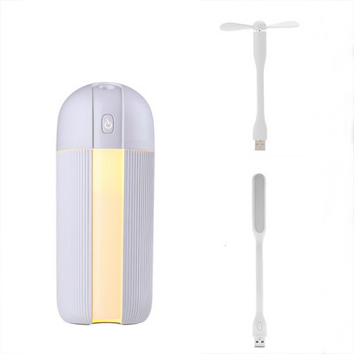 Légnedvesítő Mist Maker USB ultrahangos aromaterápiás illóolaj diffúzor lágy meleg fénnyel szobaautó párásítóhoz