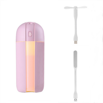 Légnedvesítő Mist Maker USB ultrahangos aromaterápiás illóolaj diffúzor lágy meleg fénnyel szobaautó párásítóhoz