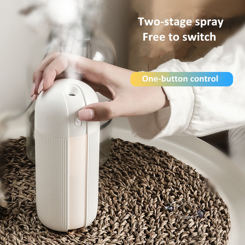 Légnedvesítő Mist Maker USB ultrahangos aromaterápiás illóolaj diffúzor lágy meleg fénnyel szobaautó párásítóhoz