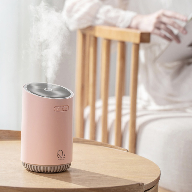 Hordozható párásító 320 ml 2000 mAh USB újratölthető vezeték nélküli mini párásító otthoni irodához