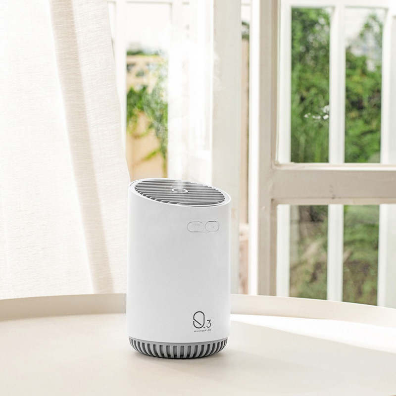 Hordozható párásító 320 ml 2000 mAh USB újratölthető vezeték nélküli mini párásító otthoni irodához