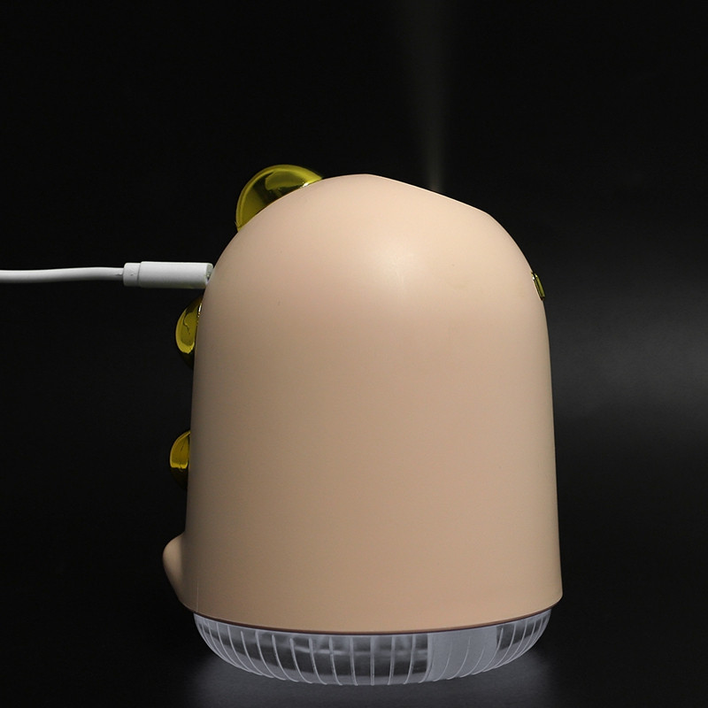 Нов сладък 250 мл ултразвуков овлажнител за въздух, дифузер за ароматни етерични масла за домашна кола, USB, мъгла, мъгла, със 7 цвята, нощен светодиод