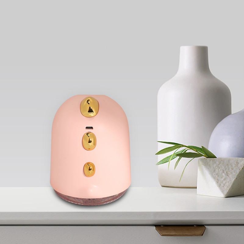 Нов сладък 250 мл ултразвуков овлажнител за въздух, дифузер за ароматни етерични масла за домашна кола, USB, мъгла, мъгла, със 7 цвята, нощен светодиод