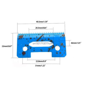 Κατάλληλο για κουρευτική μηχανή WAHL 8148 Ceramic Blade Ceramic Cutting for Head 4 Col