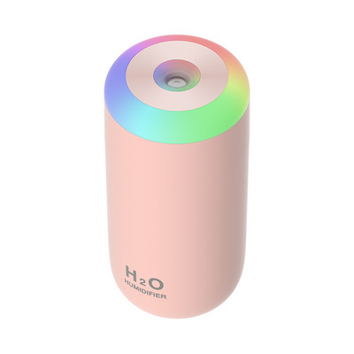 350 ml värviline tassiga USB õhuniisutaja koduseks ultraheli auto udumasin koos värviliste öölampidega mini kontori õhupuhasti