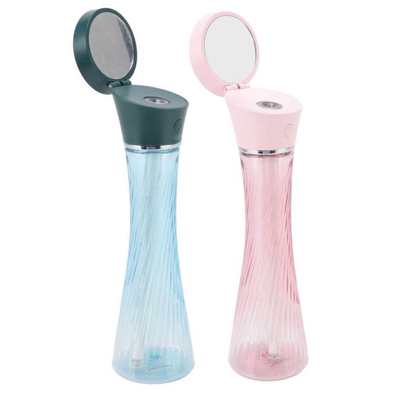 USB-niisutaja Ultraheli lauaniisutaja vaigistamine nanopihusti elektriline õhupuhasti difuusor peegli öövalgusega