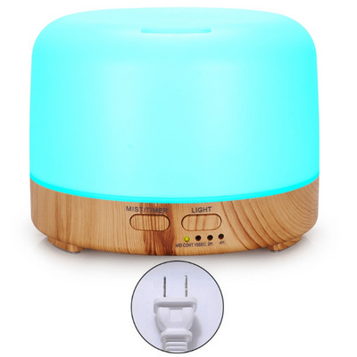 20CC 300 ml légpárásító szemcse illóolaj diffúzor 7 LED lámpával otthonra