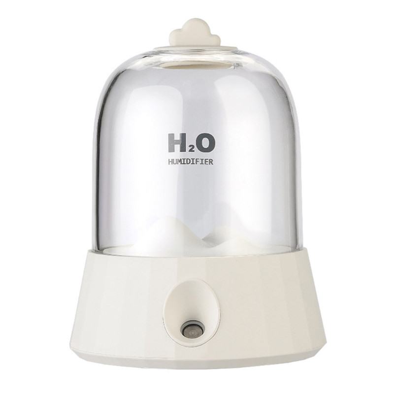 Hordozható 400 ml-es vezeték nélküli légnedvesítő légdiffúzor USB töltő Cool Mist permetező Atmosphere Night Light otthoni N0PF-hez
