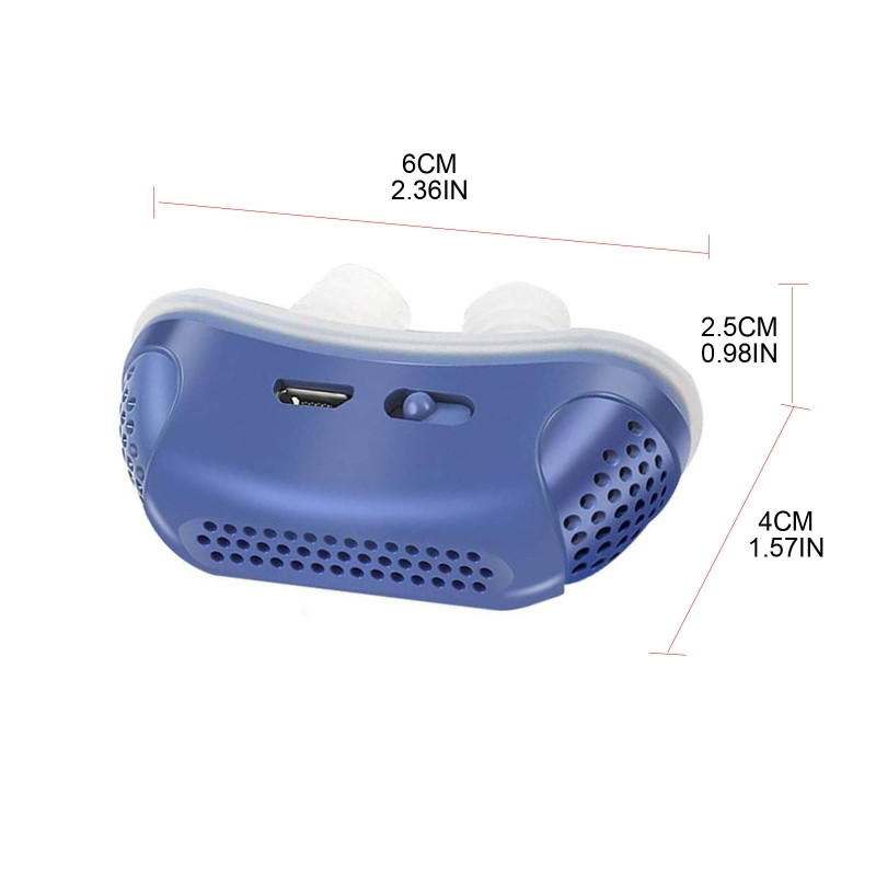 Elektromos horkolásgátló eszközök szilikon orrtágítók horkolás dugó orr szellőző klip Professzionális éjszakai horkolás