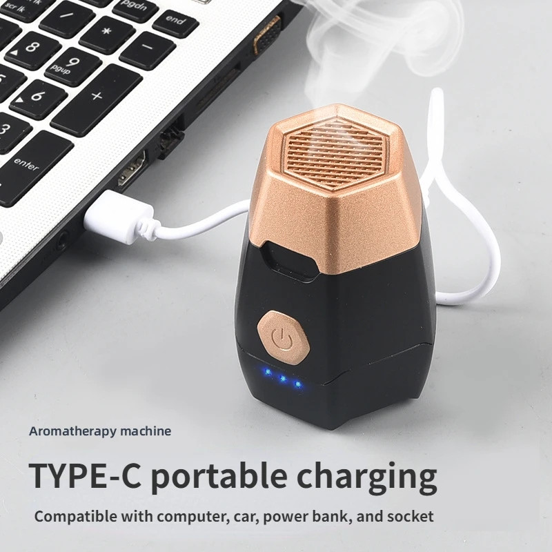 Elektrinis aromato difuzorius automobilių smilkalų degikliai Bakhoon Mubakhar įkraunamas USB arabų nešiojamas musulmonų Ramadan Dukhoon smilkalų laikiklis