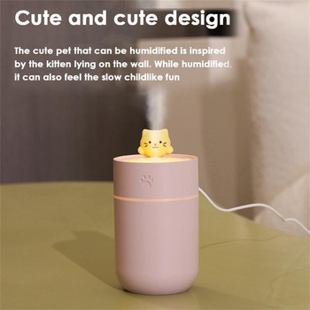 Υγραντήρας Cute Pet Cat Mini Desktop Γραφείου Κλιματισμός Χώρου Υγρασία αέρα Usb Μικρός οικιακός βαρύς ψεκαστήρας ομίχλης