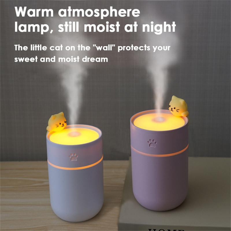 Armas lemmiklooma kassi õhuniisutaja minikontori lauaarvuti kliimaseade ruumi õhuniisutaja USB väikese majapidamise raske udu pihusti