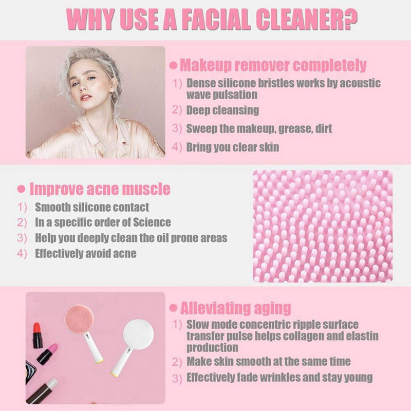 2X Xiaomi SOOCAS X3 X5 Sonic elektromos fogkefefejhez SOOCARE elektromos arctisztító kefefejek masszázskefe