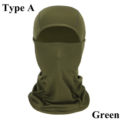 Taktinė viso veido kaukė Balaclava Cap Motociklo Armijos Airsoft Dažasvydžio galvos apdangalai Metalinio tinklelio medžioklės apsauginė kaukė