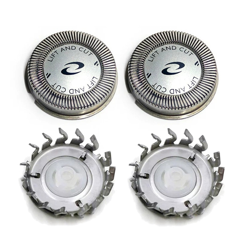 4 bucăți de tăiat lame pentru capul aparatului de ras pentru Norelco HQ3 HQ30/HQ32/HQ36/HQ300, argintiu