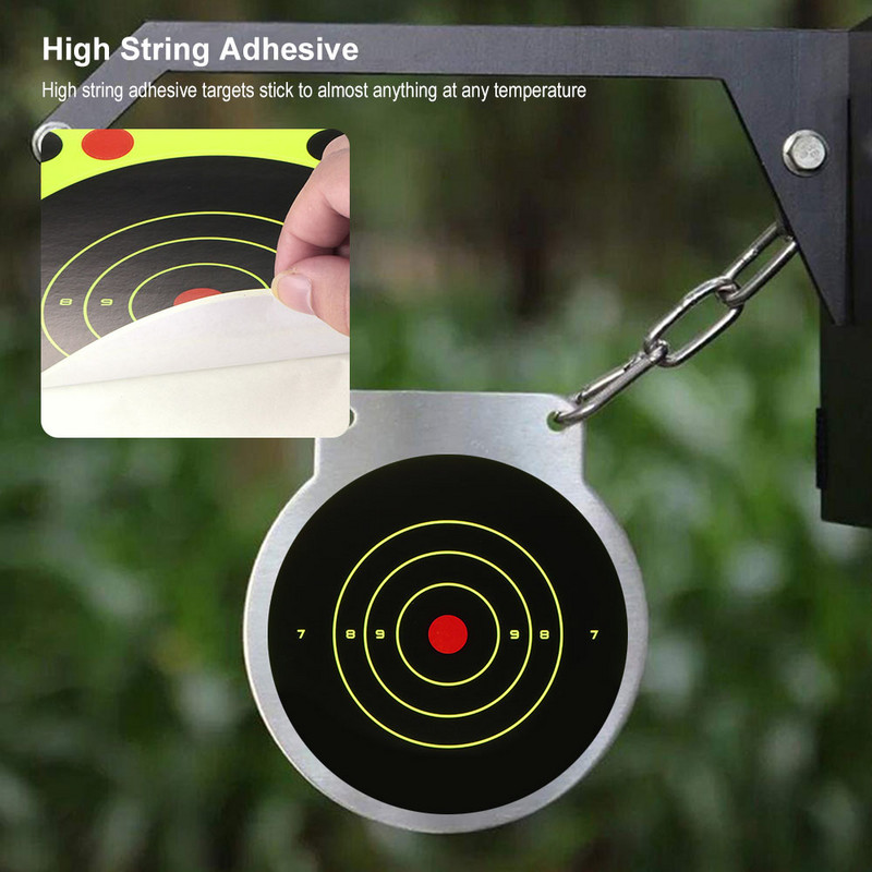 10 vnt. Spalvoti purslų gėlės taikinys 8 colių lipnūs reaktyvumo taikinio lipdukai Lengvi šaudyti taikinys Patvarus reaktyvumo tikslas