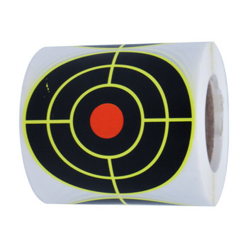 100 Pcs ανά ρολό Αυτοκόλλητο Splash Splash Reactive (Colors Impact) Shooting Sticker Targets For Shooting Training Bulls-eyes
