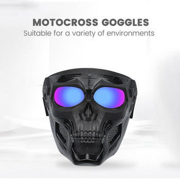 Airsoft Paintball Skull Tactical Mask Υπαίθρια αθλητική μοτοσικλέτα Ποδηλασία Σκοποβολή Μάσκα κυνηγιού Άνδρες Γυναίκες Cs Στρατιωτικές μάσκες