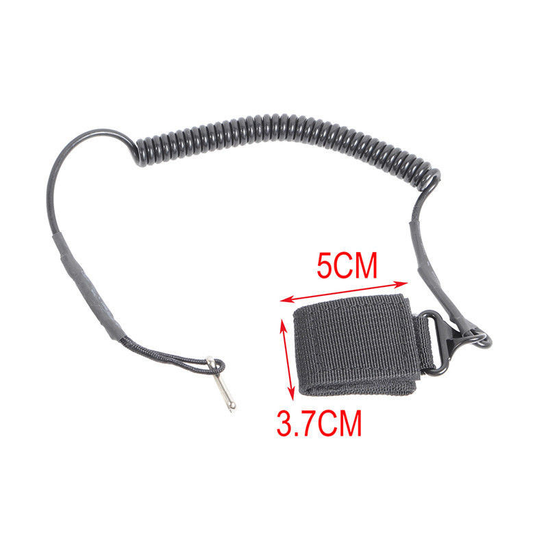 Elastne spiraaltross Pael Molle jahipüstoli tööriistarihm Airsoft püstol Käsirelv laskmine sõjaväe kott vedru rihm paintball