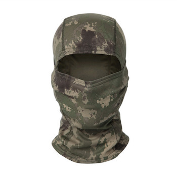 Tactical Full Face Mask Balaclava Hunting Airsoft Cycling Army Sport Bike Military Tactical Sunscreen Cap Camouflage Ruin Series