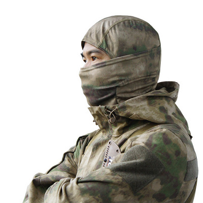 Taktiskā pilna sejas maska Balaclava Medības Airsoft Riteņbraukšana Armijas sporta velosipēds militārais taktiskais sauļošanās vāciņš maskēšanās drupu sērija