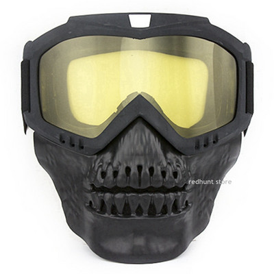 Maska za vanjske biciklističke naočale, otporna na UV zrake, otporna na vjetar, zaštitna zaštitna maska protiv magljenja, odvojiva podesiva maska za taktičke naočale CS/paintball