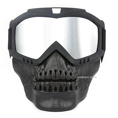 Maska za vanjske biciklističke naočale, otporna na UV zrake, otporna na vjetar, zaštitna zaštitna maska protiv magljenja, odvojiva podesiva maska za taktičke naočale CS/paintball