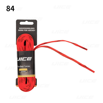 Jäähoki rulluisupaelad 84 96 108 120 tolli kahekihilised punutised, eriti tugevdatud otsad, vahatatud otsaku disain jäähoki rulluisuhoki kingapael